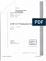 9 718" X 7" Production Casing: ?: +,il. T,' ,,"':..,-.FR W#.?, - 3, Wi ?t#yr