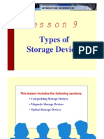 Lesson9: Types of Storage Devices