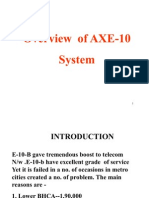 Overview of AXE-10