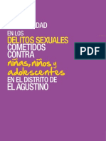 La Impunidad en Los Delitos Sexuales Cometidos Contra Niñas, Niños y Adolescentes en El Distrito de El Agustino