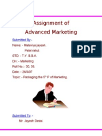 Assignment of Advanced Marketing: Submitted By