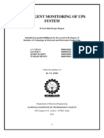 Intelligent Monitoring of Ups System: Under The Guidance of