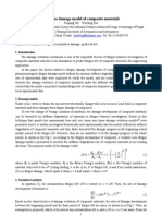 A Fatigue Damage Model of Composite Materials