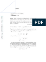 Exact S-Matrices: 1 Introduction - What's So Special About 1+1?