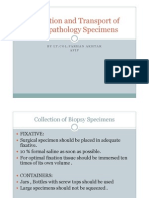 Collection and Transport of Histopathology Specimens