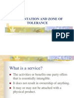 Segmentation and Zone of Tolerance