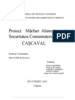 Proiect Marfuri Cascaval