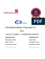 Allunare Internship