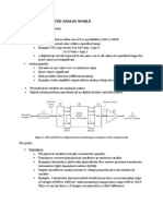 EE 120 - Interfacing With The Analog World