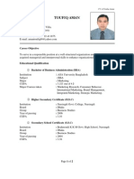 CV of Toufiq