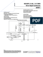 400 MSPS 14-Bit, 1.8 V CMOS Direct Digital Synthesizer AD9951