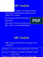 ABC Analysis and EOQ