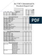 Pre School Report Card 2006 07