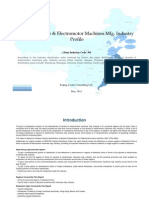 China Dynamo Electromotor Machines Mfg. Industry Profile Cic391