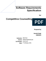 SRS For Competitive Counselling System