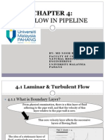 Gas Flow in Pipeline