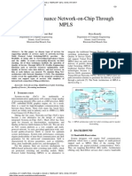 High Performance Network-on-Chip Through MPLS