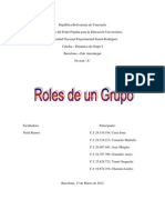 Tipos de Roles de Un Grupo