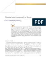 Modeling Radar Propagation Over Terrain: Denis J. Donohue and James R. Kuttler