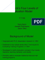 Kirkpatrick's Four Levels of Evaluation Model