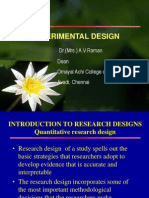 Experimental &amp Quasi Experimental Design