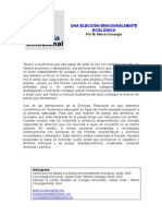 Reflexion - Una Eleccion Emocionalmente Ecologica