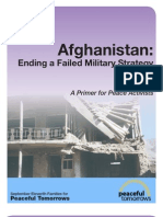 Afghanistan:Ending A Failed Military Strategy