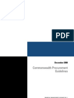 Commonwealth Procurement Guidelines-2008