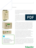 Micom P63X: Transformer Differential Protection