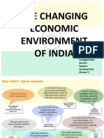 Changing Economic Environment of India