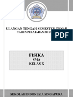 Soal Uts Fisika Kelas X-Genap-2012