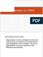 Segmentation For FMCG