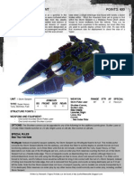 Datasheet Eldar Storm Serpent