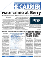 Hate Crime at Berry: Head Football Coach Search Nears Close