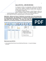 (1-Way Analysis of Covariance ANCOVA) (DR SEE KIN HAI)