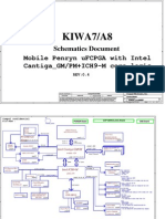 KIWA7/A8: Schematics Document Mobile Penryn uFCPGA With Intel Cantiga - GM/PM+ICH9-M Core Logic