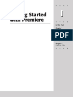 Getting Started With Premiere: in This Part