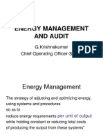 Energy Management and Audit