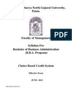 Bba Syllabus Cbcs