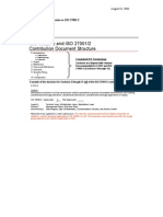 ISO 18028-2 and ISO 27001/2 Contribution Document Structure: August 10, 2006