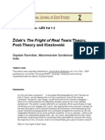 Žižek's The Fright of Real Tears:Theory, Post-Theory and Kieslowski