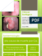 Cáncer - PPTX Esofagico