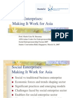 Social Enterprises: Making It Work For Asia