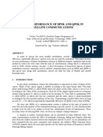 Error Performance of BPSK and QPSK in Satellite Communications