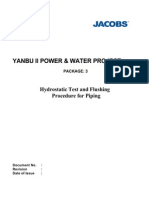 1.hydrostatic Test and Flushing (R2)