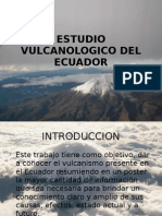 Estudio Vulcanologico Del Ecuador