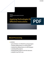 Chapter 4-Word Proccessing