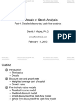 The Mosaic of Stock Analysis Part 4: DCF Analysis