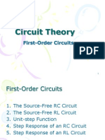 Circuit Theory: First-Order Circuits