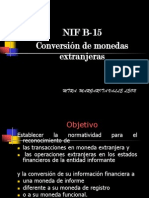 Nif b15 Conversion de Monedas Extranjeras Detallado